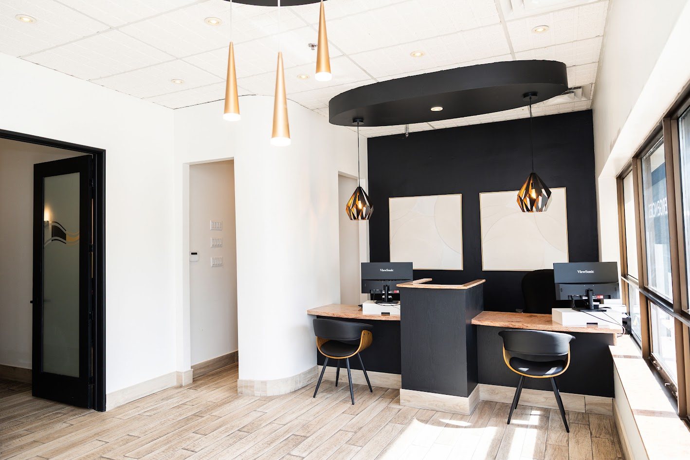 Metro Dental reception and waiting area